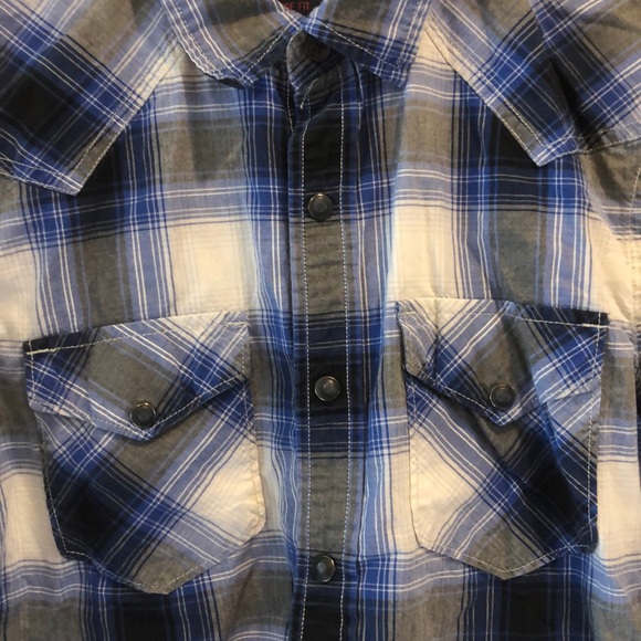 Plaid American Eagle Button Down - Picture 2 of 4